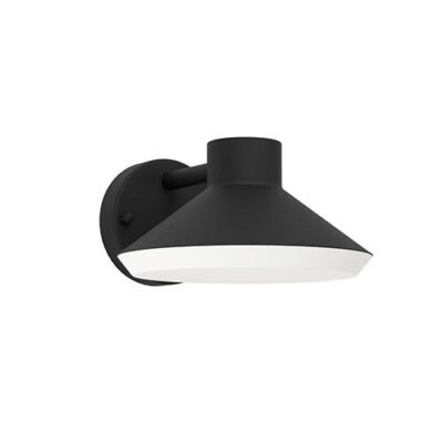 Eurolux Ninnarella  Outdoor Wall Light Black GU10 LED 4.6w - O644