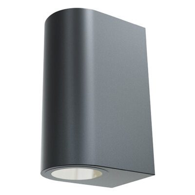 Eurolux Ombra Outdoor Wall Light Round  Black LED 2x7w - RO423