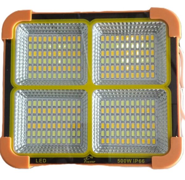 Fivestar 500W Portable Solar Rechargeable Led Flood Light - FA179C