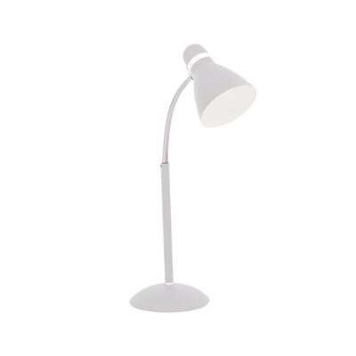 Brightstar TL311 WH Metal Desk Lamp with Flexi Arm