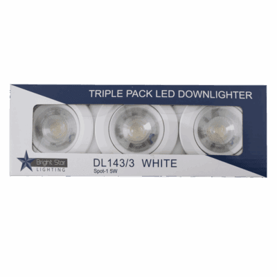 Brightstar DL143/3 WHITE Downlight Holder