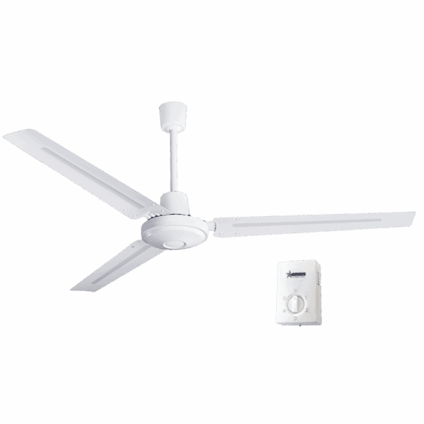 Brightstar FCF072 WHITE Industrial Metal Fan with Metal Blades