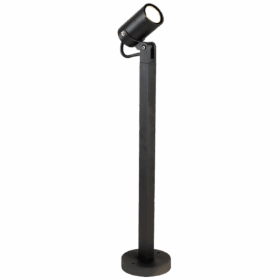 Brightstar GS017 BK LED, Aluminium Bollard with Clear Glass Cover