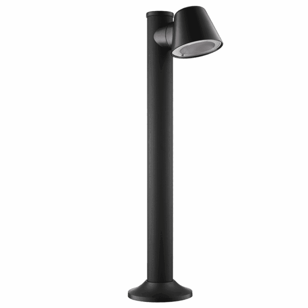 Brightstar LFL032 BK Plastic Bollard with Clear PC Cover, IP54