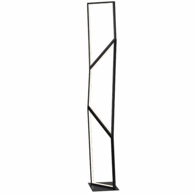 Brightstar SL407 BLACK LED Aluminium and PC Floor Lamp