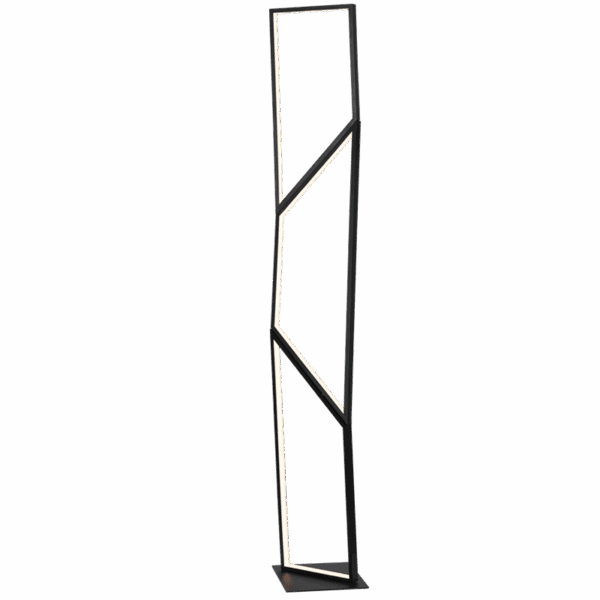 Brightstar SL407 BLACK LED Aluminium and PC Floor Lamp