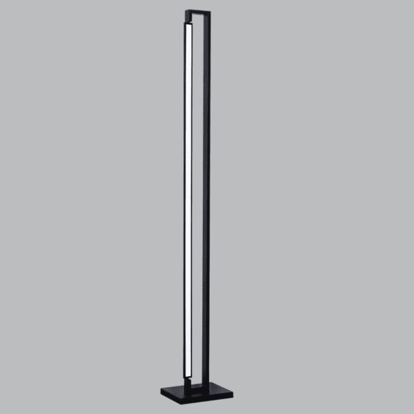 Brightstar SL421 BK Metal and Acrylic LED Standing Lamp with Moveable LED Arm