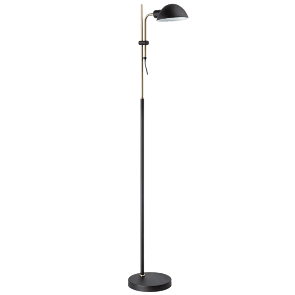 Brightstar SL432 BK Metal Standing Lamp with Moveable Arm