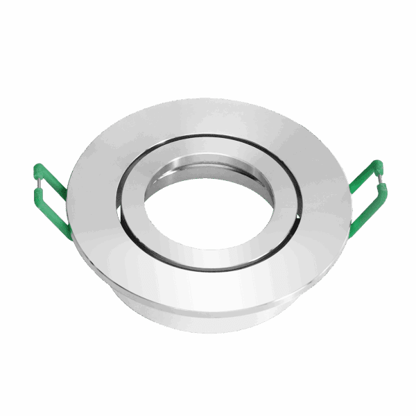 Mesmerize Tiltable CNC Cut Pure Aluminium Downlighter Fitting – Silver