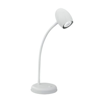 Brightstar TL140 WH Desk Lamp with Switch and Adjustable Gooseneck Arm