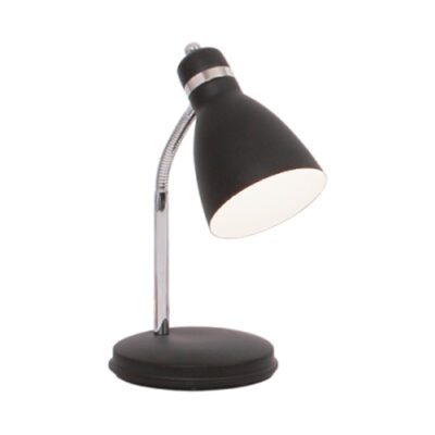 Brightstar TL310 BK Metal Desk Lamp with Flexi Arm