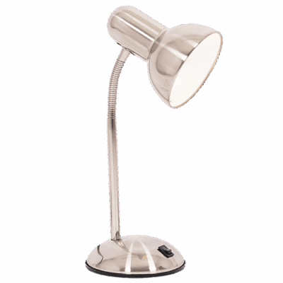 Brightstar TL312 SC Satin Chrome Desk Lamp with Switch