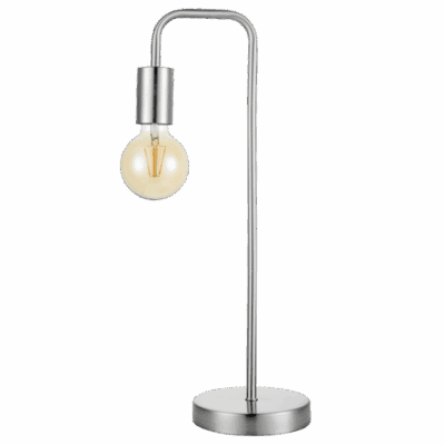 Brightstar TL622 SC Satin Chrome Metal Table Lamp