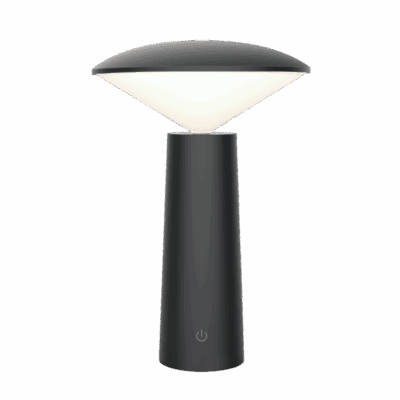 Brightstar TL655 BK Rechargeable Mini LED Table Lamp with Touch Control Switch and USB Charging Cable