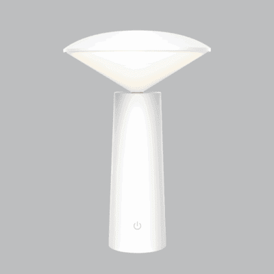 Brightstar TL656 WH Rechargeable Mini LED Table Lamp with Touch Control Switch and USB Charging Cable