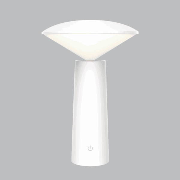 Brightstar TL656 WH Rechargeable Mini LED Table Lamp with Touch Control Switch and USB Charging Cable