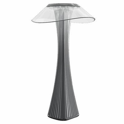 Brightstar TL657 GREY Rechargeable LED Table Lamp with Touch Control Switch and USB Charging Cable