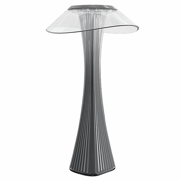 Brightstar TL657 GREY Rechargeable LED Table Lamp with Touch Control Switch and USB Charging Cable