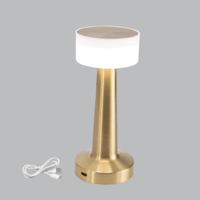 Brightstar TL666 ANTIQUE Rechargeable Metal Table Lamp, IP20