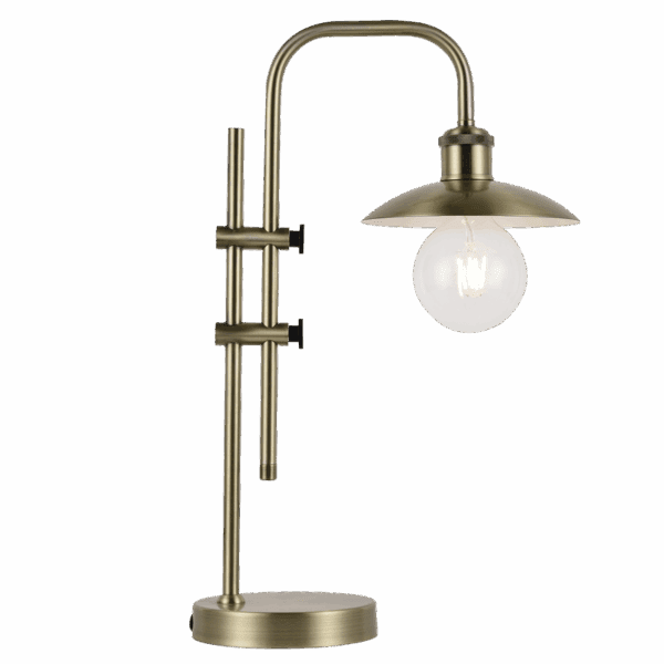 Brightstar TL673 ANTIQUE Metal Table Lamp