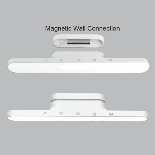 Brightstar TL683 WH Magnetic Rechargeable LED Table or Wall Lamp with Touch Control, USB Cable