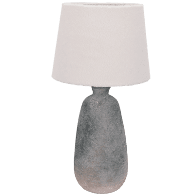 Brightstar TL827 GREY STONE Ceramic Base with Fabric Shade