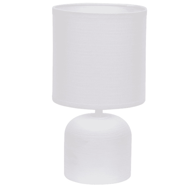 Brightstar TL834 WHITE Ceramic Base with Fabric Shade