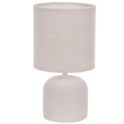 Brightstar TL835 BEIGE Ceramic Base with Fabric Shade
