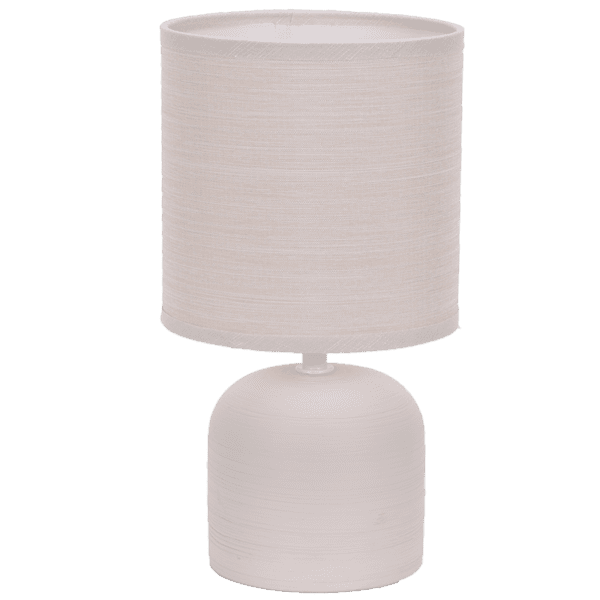 Brightstar TL835 BEIGE Ceramic Base with Fabric Shade
