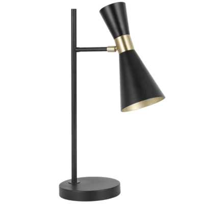 Brightstar TL842 BLACK Metal Table Lamp with Moveable Head