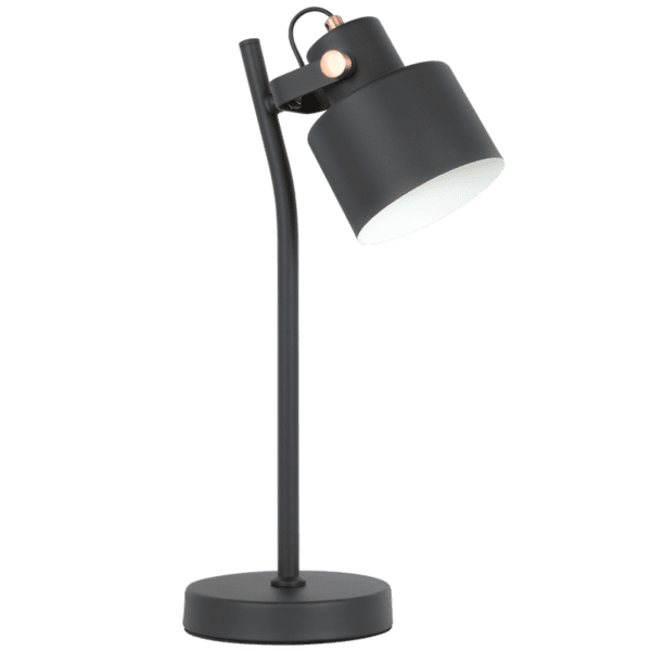 Brightstar TL851 BLACK  Metal Table Lamp with Moveable Head