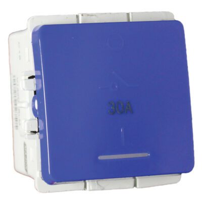 VETi 1 - 30A Double Pole Isolator Module - Blue Modular