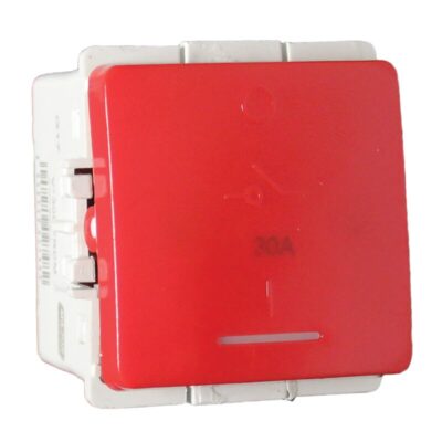 VETi 1 - 30A Double Pole Isolator Module - Red Modular
