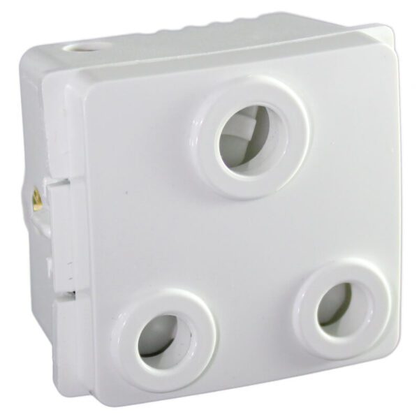 VETi 1 - 16A RSA Socket Outlet - White Modular