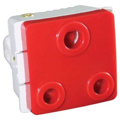 VETi 1 - 16A RSA Dedicated Socket Outlet - Red Modular