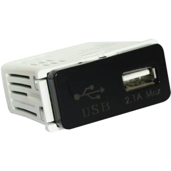 VETi 1 - USB Socket Outlet - Black Modular