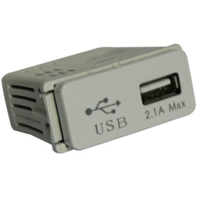 VETi 1 - USB Socket Outlet - White Modular