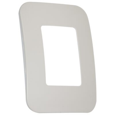 VETi 1 - Shaver Socket Outlet Cover Plate White Trim - Cream Modular