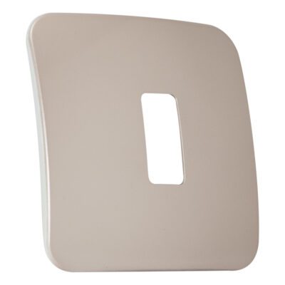 VETi 1 - One Single Module Vertical Cover Plate White Trim - Champagne Modular