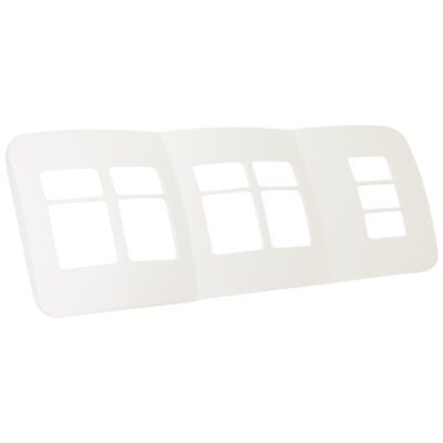 VETi 1 - Mega Cluster Cover Plate White Trim - White Modular