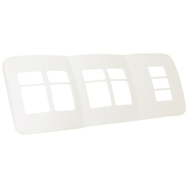 VETi 1 - Mega Cluster Cover Plate White Trim - White Modular
