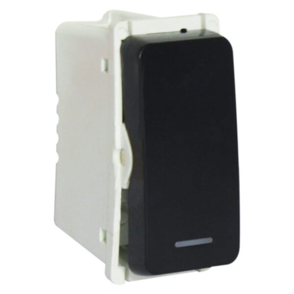 VETi 1 - One-Way Switch (1 Module) - Black Modular