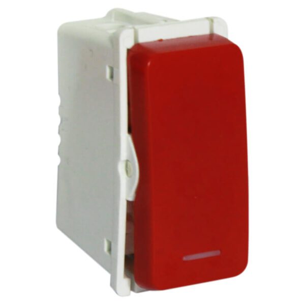 VETi 1 - One-Way Switch (1 Module) - Red Modular