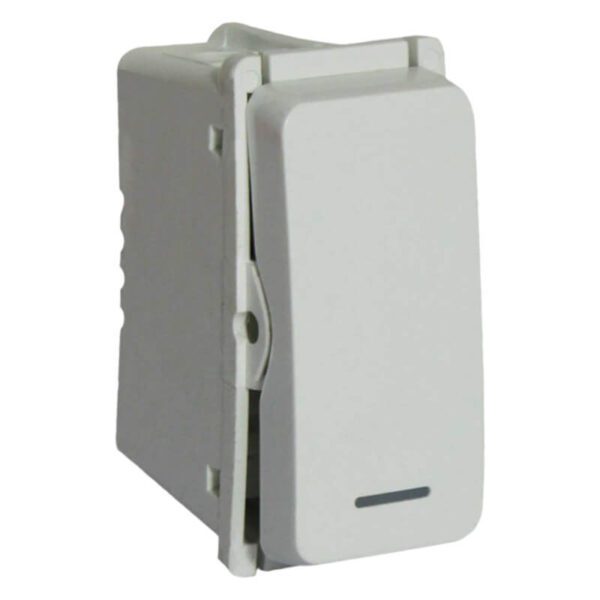 VETi 1 - One-Way Switch (1 Module) - White Modular