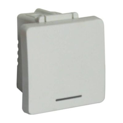 VETi 1 - One-Way Switch (2 Module) - White Modular