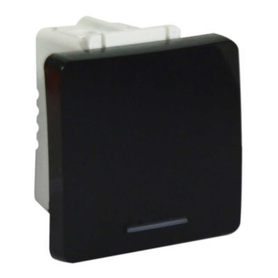 VETi 1 - Two-Way Switch (2 Module) - Black Modular