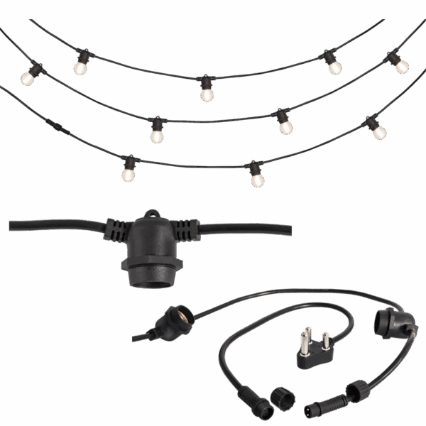 Brightstar WSC008 BLACK 5.5m Outdoor String