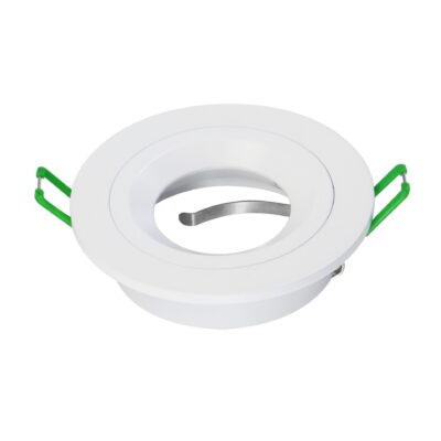 Anti-Glare CNC Cut Pure Aluminium Downlighter Fitting – Matt White