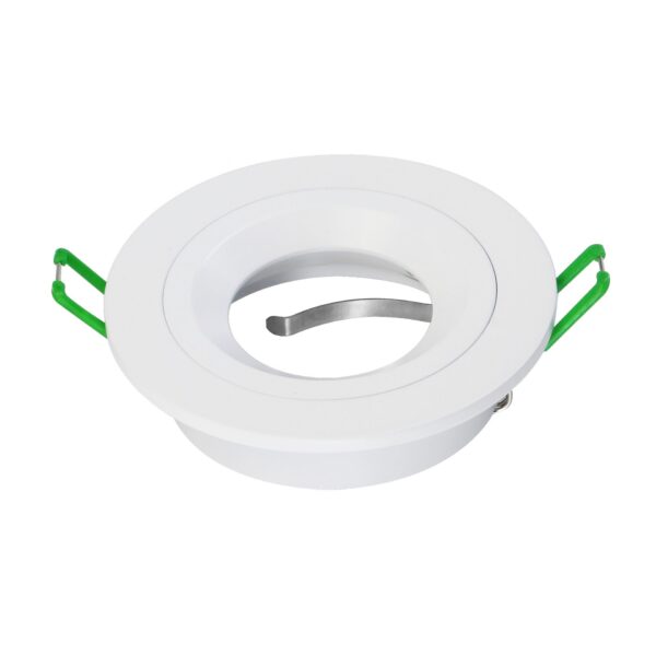 Anti-Glare CNC Cut Pure Aluminium Downlighter Fitting – Matt White