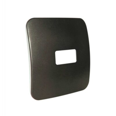 VETi 1 - One Single Module Horizontal Cover Plate Black Trim - Bronze Modular